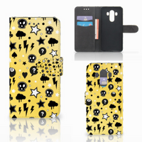 Telefoonhoesje met Naam Huawei Mate 10 Pro Punk Geel - thumbnail