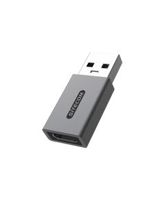 Sitecom AD-1012 tussenstuk voor kabels USB-A USB-C Zwart, Grijs