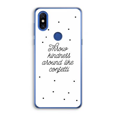 Confetti: Xiaomi Mi Mix 3 Transparant Hoesje