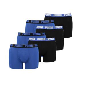Puma Basic Boxershort 6-Pack Heren Blauw/Zwart - Maat S - Kleur: ZwartBlauw | Soccerfanshop