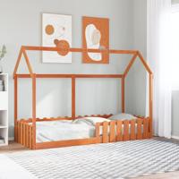 Bedhuis wasbruin massief grenenhout 80x200 cm - thumbnail