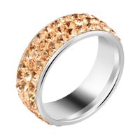 Ring met steentjes Chirurgisch Staal 316L Ringen