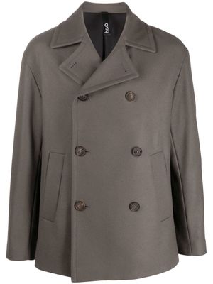 Hevo manteau court à boutonnière croisée - Vert