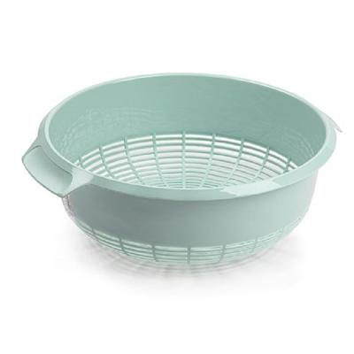 Plasticforte keuken vergiet - kunststof - 27 x 10 cm - mintgroen - Keuken accessoires