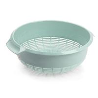 Plasticforte keuken vergiet - kunststof - 27 x 10 cm - mintgroen - Keuken accessoires