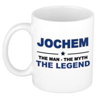 Jochem cadeau mok - man myth legend - naam koffiemok - 300 ml - collega - vaderdag