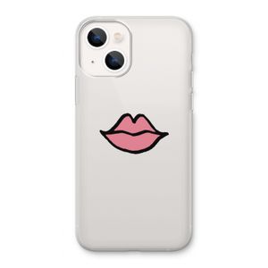 Kusje: iPhone 13 Transparant Hoesje