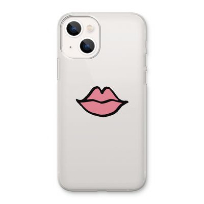 Kusje: iPhone 13 Transparant Hoesje