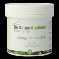 Natuurapotheek Ginkgo biloba 24% 50mg 100 Capsules
