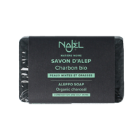 Najel Aleppo Aleppo olijfzeep met charcoal 100 Gram