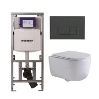 QeramiQ Dely Swirl Toiletset - 36.3x51.7cm - Geberit UP320 Burda inbouwreservoir - slimzitting - bedieningsplaat antraciet mat - rechthoekige knoppen - wit mat 0701131/SW1102377/SW1000766/SW1026257 QeramiQ Dely Swirl Toiletset - 36.3x51.7cm - Geberit UP320 Burda inbouwreservoir - slimzitting - bedieningsplaat antraciet mat - rechthoekige knoppen - wit mat 0701131/SW1102377/SW1000766/SW1026257