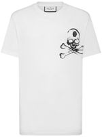 Philipp Plein t-shirt à imprimé tête de mort - Blanc - thumbnail