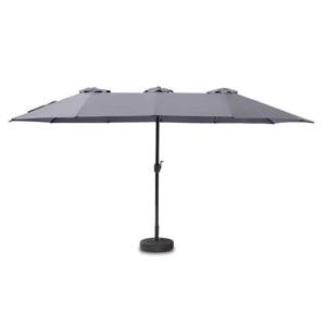 Feel Furniture - Toscano - Grote Parasol - Twin - 4.5 Meter - Donkerg…