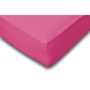 Elegance Hoeslaken Jersey Katoen Stretch 35cm Hoge Hoek - fuchsia 90x210/220 - 100x200cm