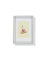 HEMA Fotolijst 10x15cm hout facet (zilver)