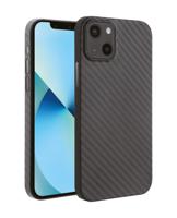 Vivanco Pure Backcover Apple iPhone 13 Mini Carbon Inductieve lading, Stootbestendig