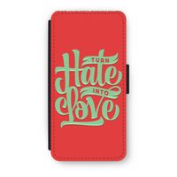 Turn hate into love: iPhone 8 Flip Hoesje