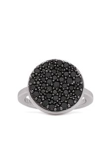 ALINKA bague Black Caviar en or blanc 18ct ornée de diamants - Argent