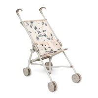 Mini-Poppenbuggy Luchtballonnen - Beige & Grijs