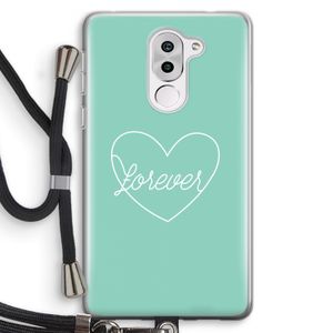 Forever heart pastel: Honor 6X Transparant Hoesje met koord