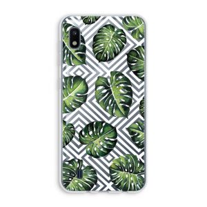Geometrische jungle: Samsung Galaxy A10 Transparant Hoesje