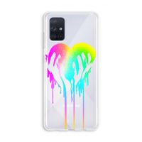 Hold My Heart: Galaxy A71 Transparant Hoesje