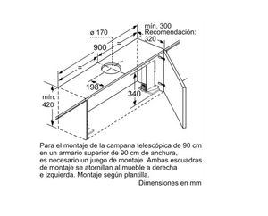 Siemens iQ300 LI97SA531 afzuigkap 397 m³/uur Onderbouw Wit A