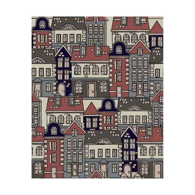 Tafelkleed TOWN 601 (140 x 140 cm)