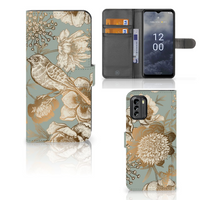 Hoesje voor Nokia G60 Vintage Bird Flowers