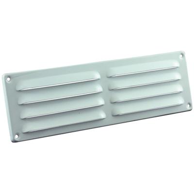 Nedco schoepenrooster alu. 300 x 90 mm wit