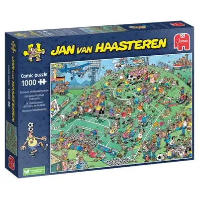 Jan van Haasteren - Europa&apos;s Voetbalkampioen Puzzel 1000 Stukjes