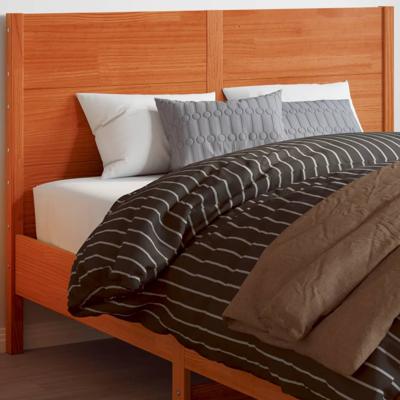 Hoofdbord 150 cm massief grenenhout wasbruin