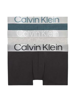 Calvin Klein - 3p Trunk - Reconsidered Steel - 6VT, Maat:S