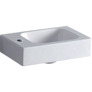 Geberit Icon fontein 38x28x13.5cm 1 wasbak 1 kraangat Links zonder overloopgat Keramiek Wit glans 124836000