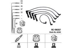 Bougiekabelset RCVW257