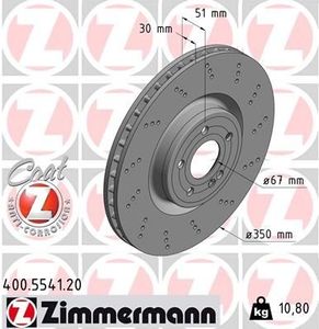 Remschijf COAT Z 400554120