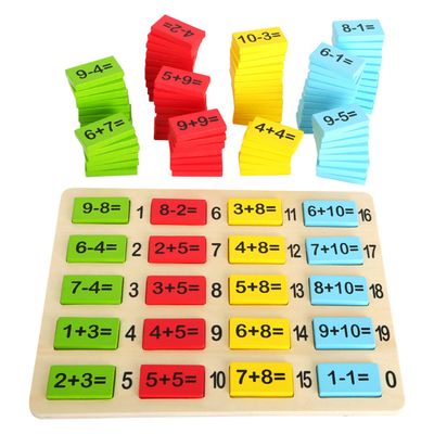 Small Foot houten spel rekensommen maken