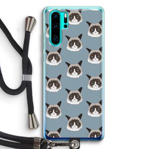 It's a Purrr Case: Huawei P30 Pro Transparant Hoesje met koord