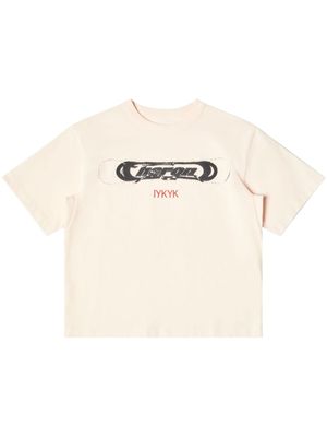 Heron Preston T-shirt met logoprint - Roze Heron Preston T-shirt met logoprint - Roze