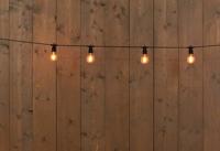 Premium Solar 10 Partylights 6Cm Led Classic 10M/3M Aanloopsnoer Zwart /Met Steker En Clip kerstverlichting Anna's Collection - Annas collection