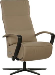 leren industriële relaxfauteuil Matrix - zithoogte medium - ( leer)