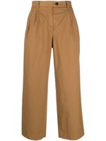 Incotex pantalon en coton à coupe droite - Marron