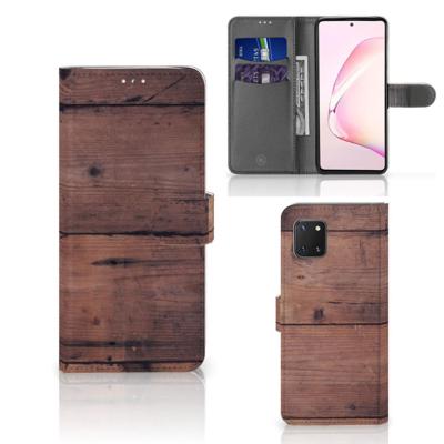 Samsung Note 10 Lite | Book Style Case | Old Wood