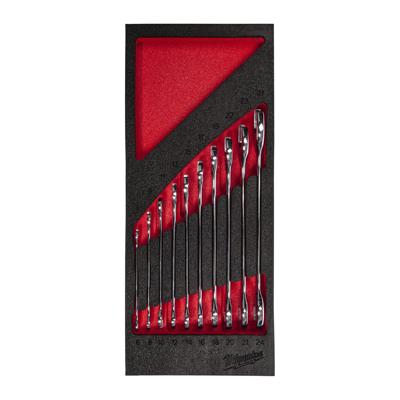 Milwaukee TOOLGUARD™ Foam inlay steeksleutelset 10-delig - 4932493629