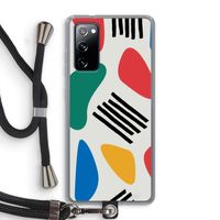 Illustratieve pop 1: Samsung Galaxy S20 FE / S20 FE 5G Transparant Hoesje met koord Illustratieve pop 1: Samsung Galaxy S20 FE / S20 FE 5G Transparant Hoesje met koord