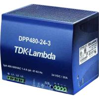 TDK-Lambda DPP480-24-1 DIN-rail netvoeding 24 V/DC 20 A 480 W Aantal uitgangen: 1 x Inhoud: 1 stuk(s)