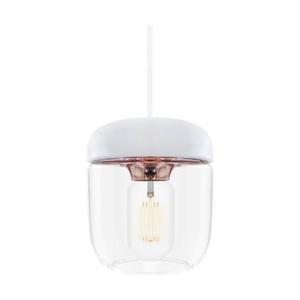 Umage Acorn hanglamp wit met copper - met koordset wit - Ø 14 cm