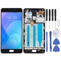 LCD-scherm en digitizer volledige montage met frame voor Meizu M6 notitie (zwart)