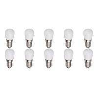 LED Lampen Set 10 stuks - E14 Fitting - 1.5W - 6500K Koud Wit - Mat Wit Glas