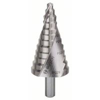 Bosch Accessories 2608587428 HSS Getrapte boor 6 - 37 mm, PG7 - PG29 Gezamenlijke lengte 93 mm 3 vlakken schacht 1 stuk(s)